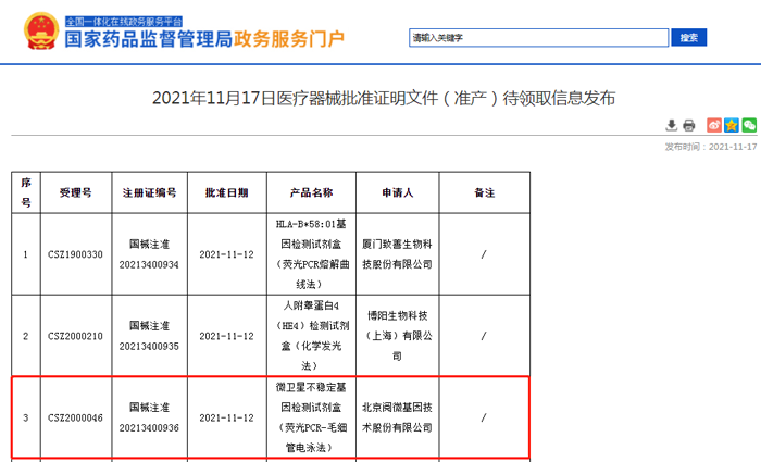 国内首款单核苷酸位点微卫星不稳定（MSI）基因检测试剂盒获批上市_k8凯发基因